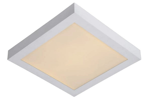 Plafoniera LED Lucide Brice quadrata 30cm 30W 3000K IP44