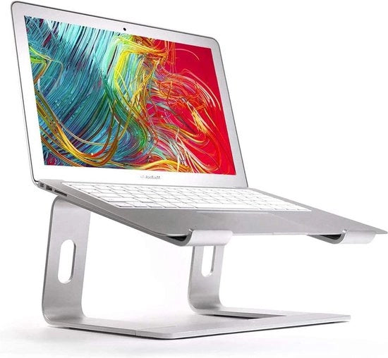 Altezza per laptop in alluminio ventilata - Compatibile con MacBook Pro/Air Dell XPS HP Lenovo - Adatto per laptop da 10-15,6 pollici
