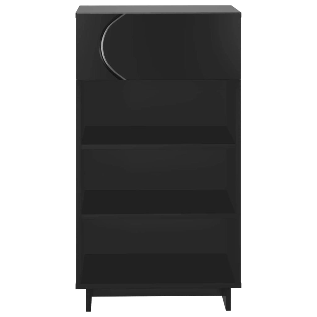 Mobile per scarpe 48 x 38 x 87,5 cm Legno ingegnerizzato Nero 8011676