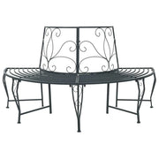 Panchina per Alberi 4-Numero di posti 160 x 80 x 89 cm Acciaio 42029522