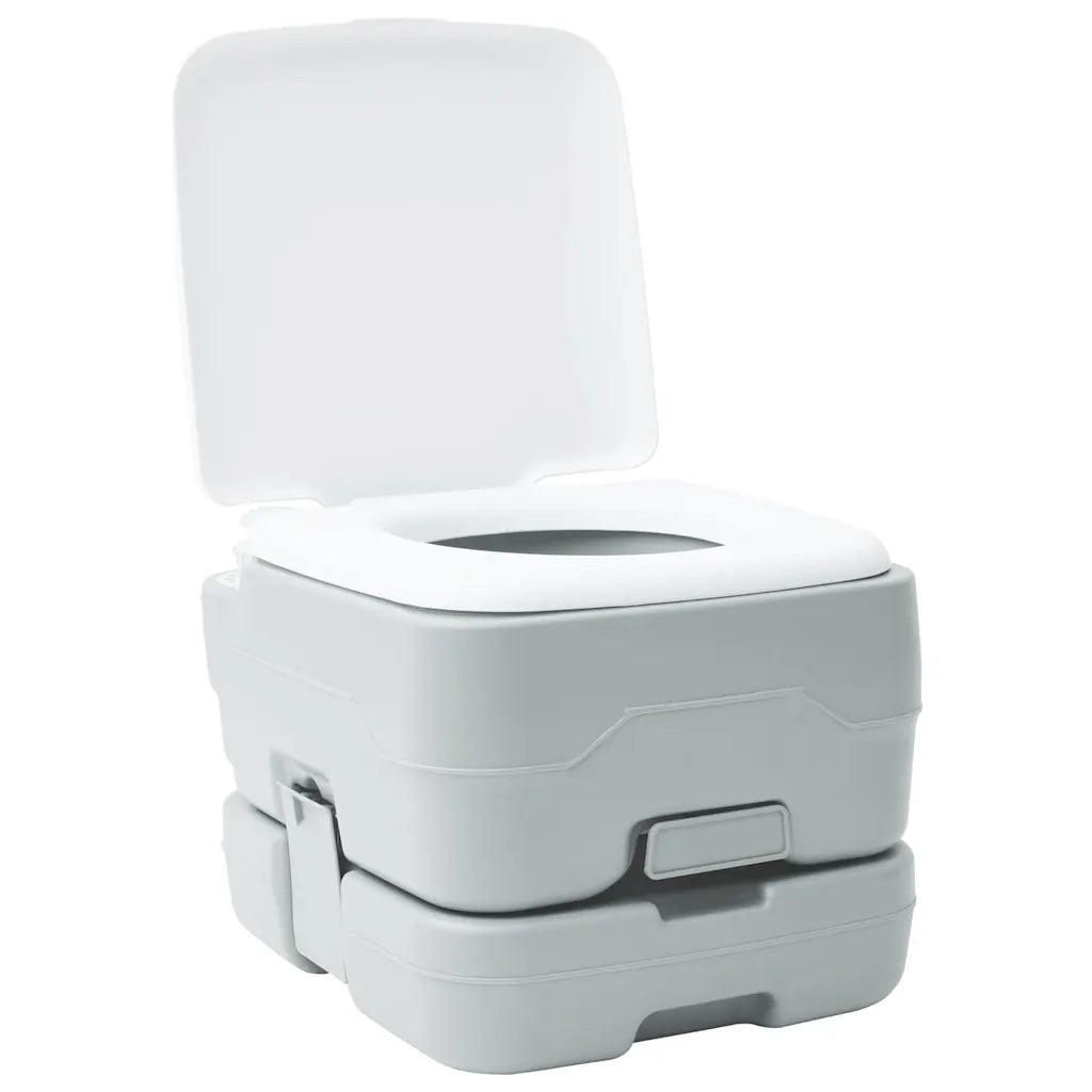 Toilette da Campeggio Grigio e Bianco 41,5 x 36,5 x 30 cm 42001438
