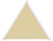 Tenda a Vela Ombreggiante Triangolare 5x5x5m in Poliestere Beige