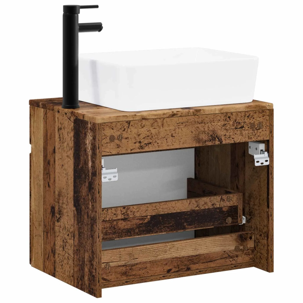 Set di mobili per il bagno Legno antico Legno ingegnerizzato 3404308