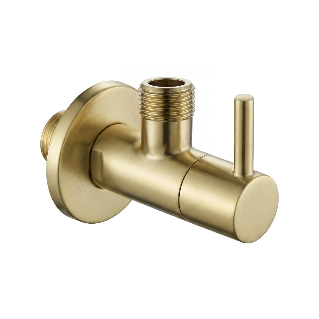 Valvola Ad Angolo 1/2" X 3/8" Brush Gold