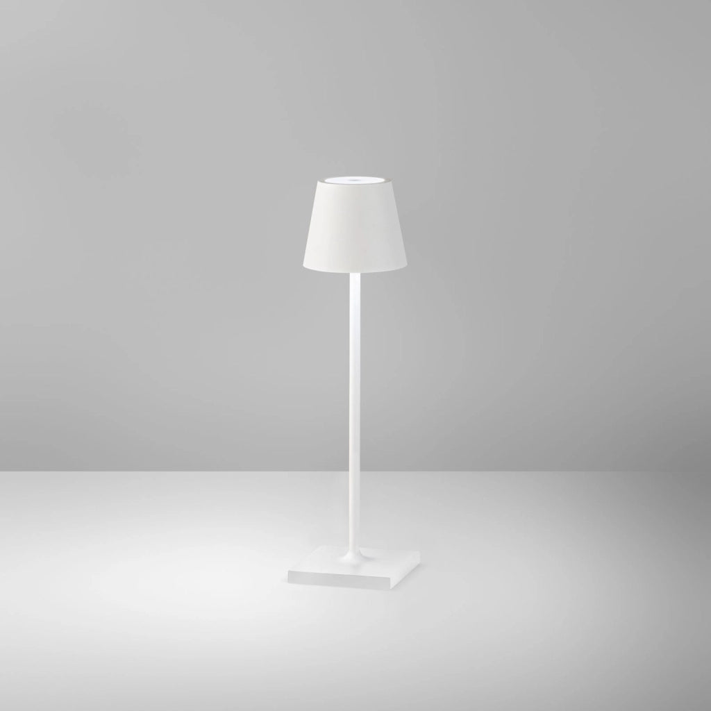 LAMPADA DA TAVOLO RICARICABILE LED DRINK BIANCA 1,5W 165LM 3000K DIMMERABILE IP54 7X25CM