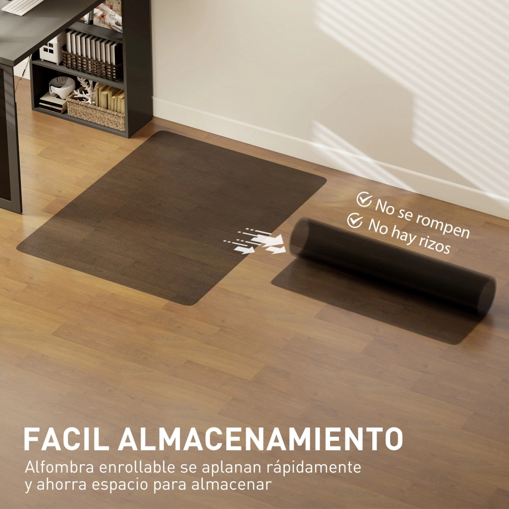 Tappetino Protettivo per Sedia da Ufficio ¨C zephmum ¨C 90x120 cm Nero