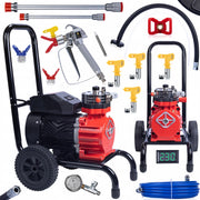 Agitatore per Verniciatura Rosfix Strong Storm 1100 RSS05 – Motore 3500W, 22MPA, 18L/min | Set Accessori Inclusi