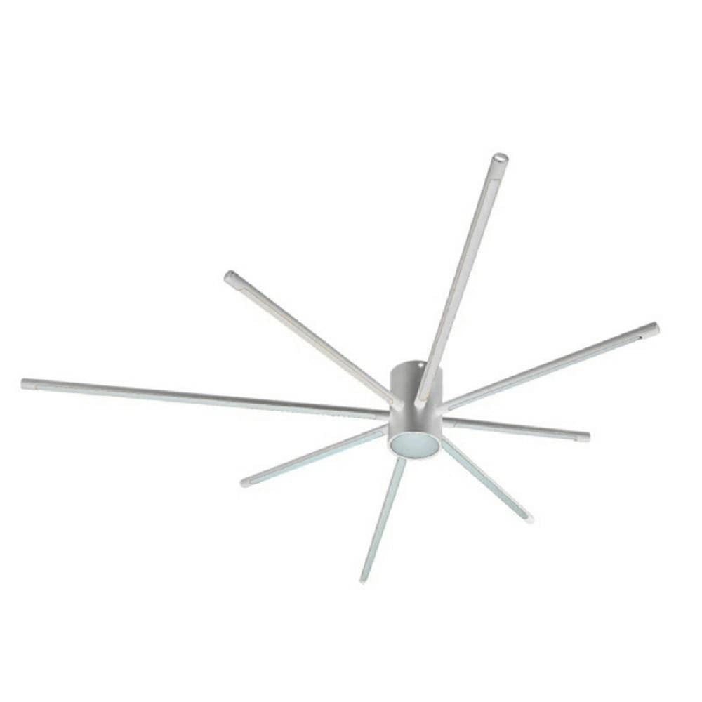Trade Shop - Lampadario Soffitto Led 43w Plafoniera Moderna Bianco Luce 6500k 3000k 4000k Pn-27b -