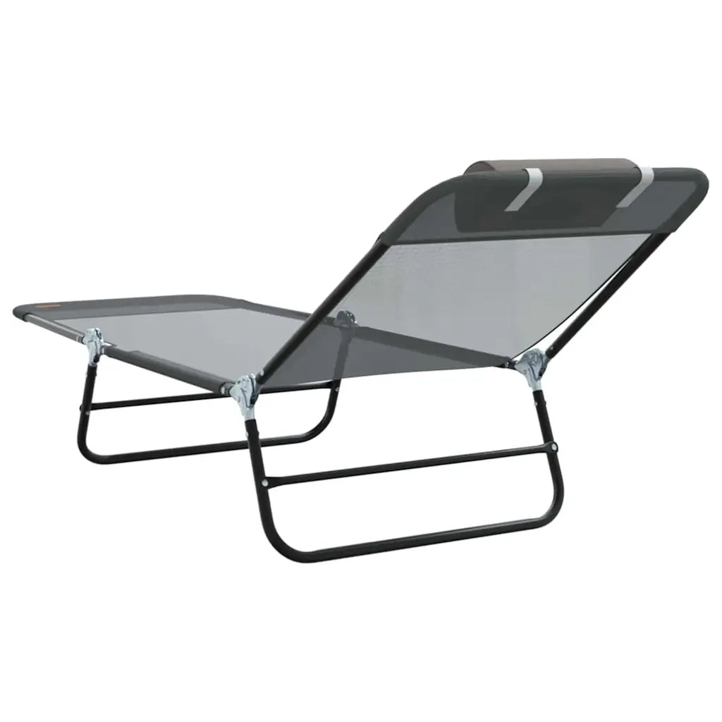 Lettino prendisole pieghevole Grigio 182 x 55 x 85,5 cm 42003156