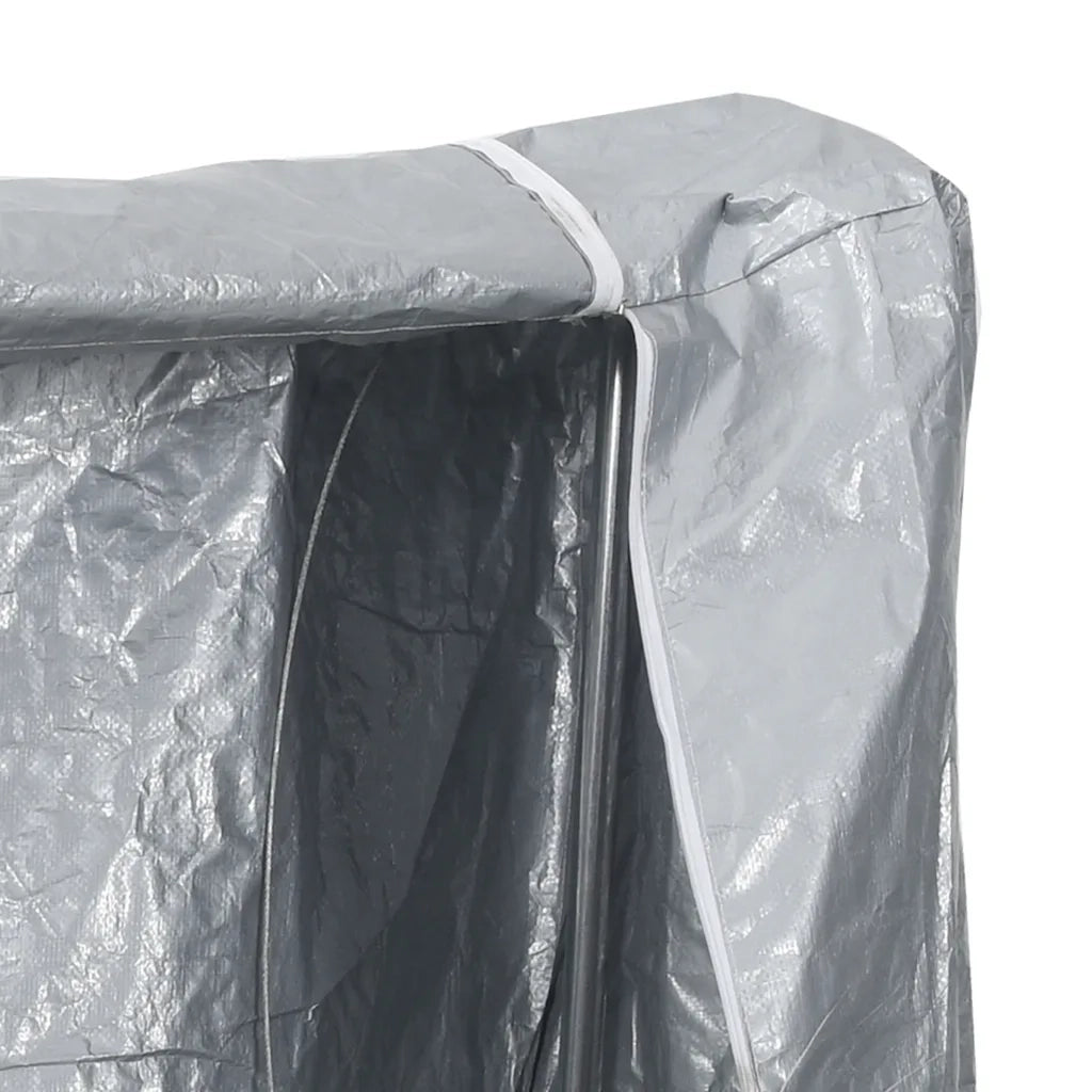 Rastrelliera per Legna con Copertura Antipioggia 150x25x150 cm 4100711