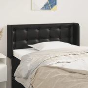 Testiera ad Orecchio Nera 103x16x78/88 cm in Similpelle 3118852