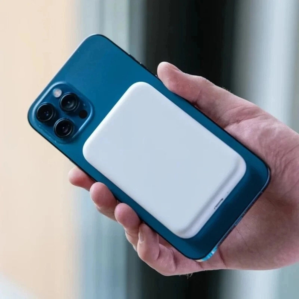 Trade Shop - Power Bank Magnetico Caricabatterie Smartphone Wireless Tascabile 20000mah Ios Android -