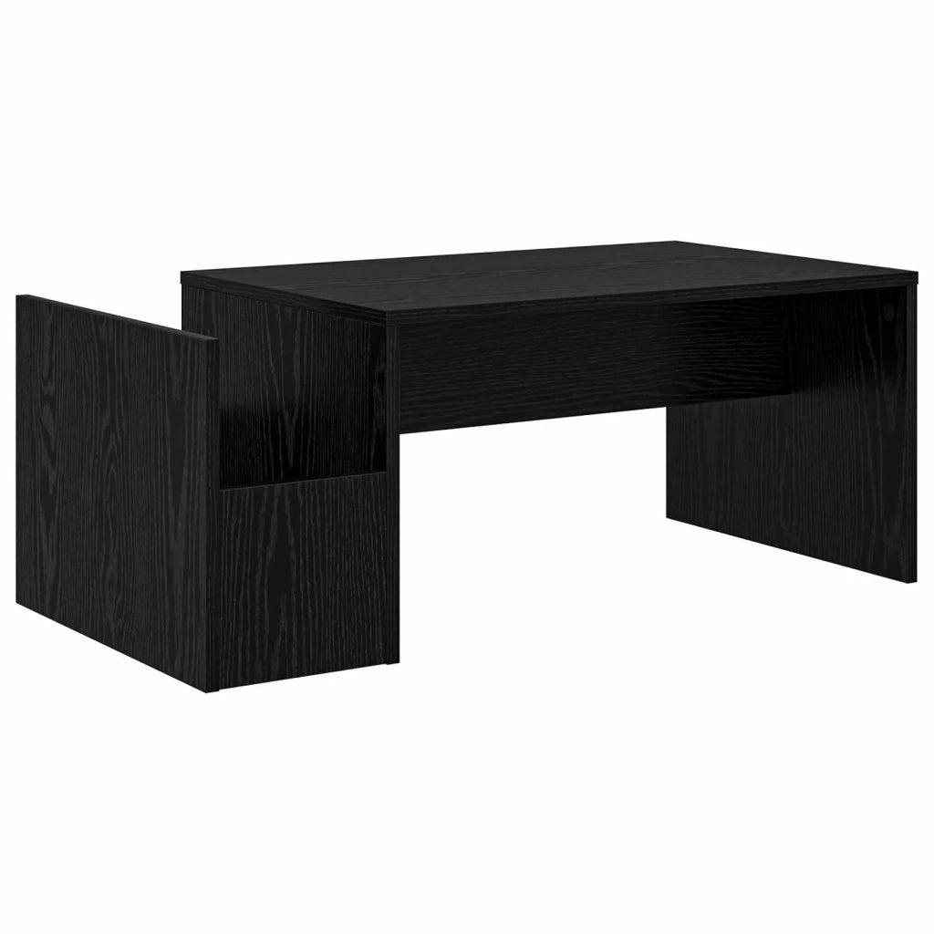Tavolino da salotto | Tavolino da caff¨¨ | Tavolino da Soggiorno Rovere Nero 90 x 45 x 35 cm