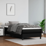 Materasso a Molle Insacchettate-Materasso per letto Nero 120x190x20cm in Similpelle