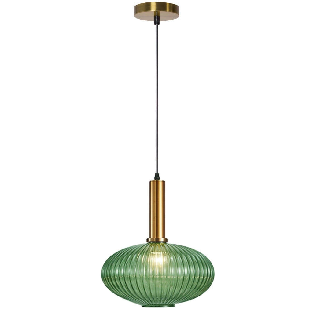 Lampada Da Soffitto Pensile Di Vetro Verde APP465-1CP