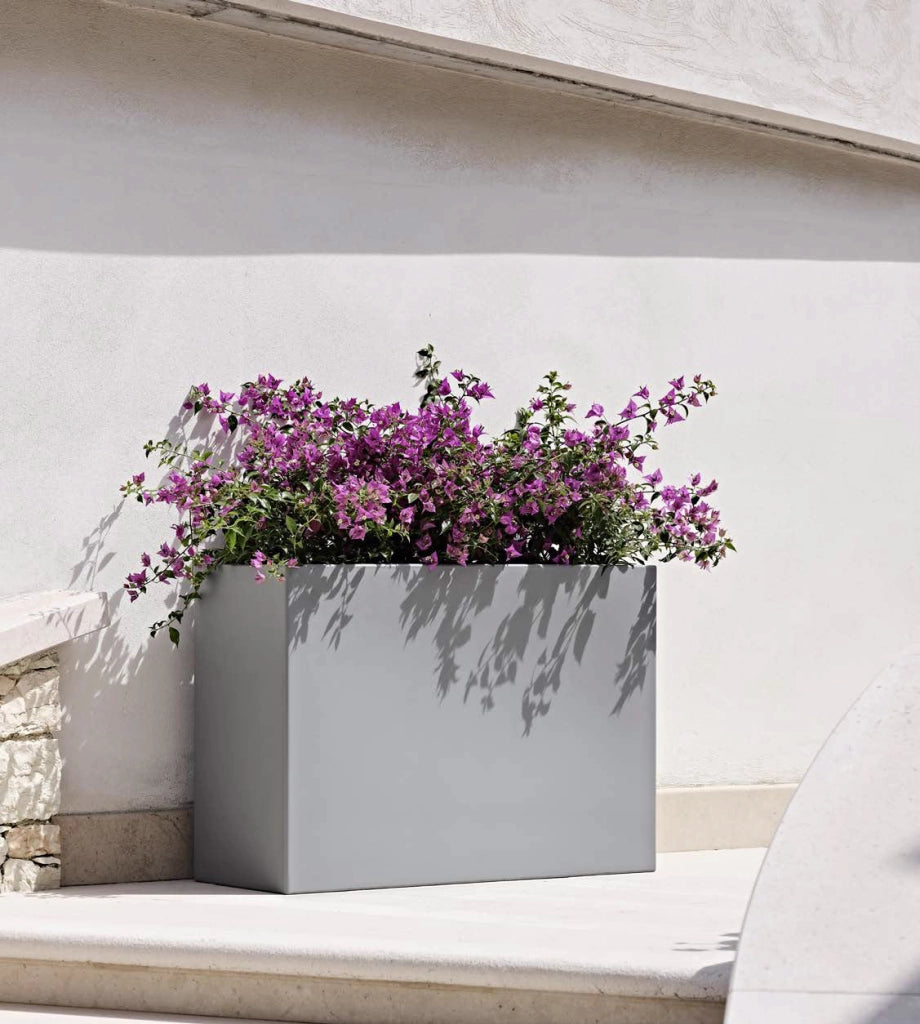 Vaso 79x39x70 cm in Polietilene Schio Tower 80 Bianco