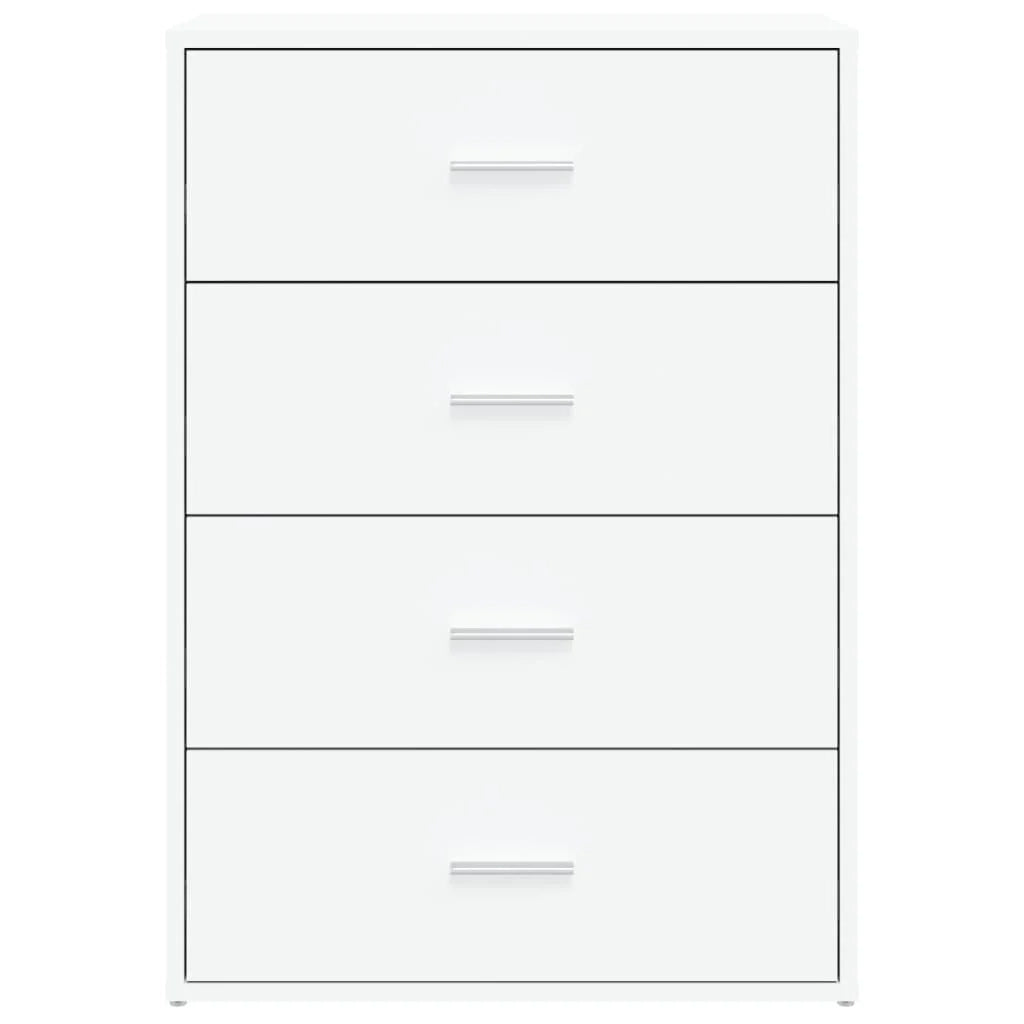 Buffet credenza cassettiera armadio mobile contenitore organizer per cucina soggiorno salotti set da 2 60 x 31 x 84 cm legno ingegnerizzato bianco 02_0036678