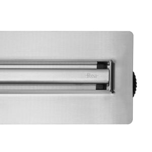 Scarico Lineare Rea Neox Slim Pro Nickiel Brush 50