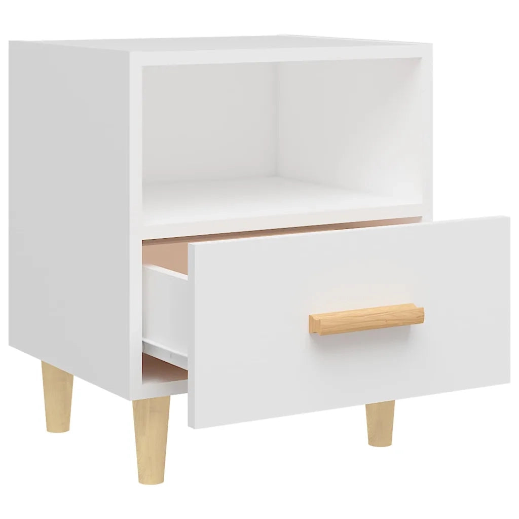 Comodino Bianco 40x35x47 cm 812006