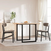 Telaio Gambe a O per Tavolo da Pranzo 70x70x73 cm in Acciaio