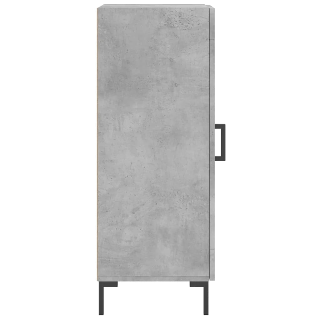 Buffet credenza cassettiera mobiletto mobile contenitore organizer per cucina soggiorno salotto 34,5 x 34 x 90 cm legno ingegnerizzato grigio 02_0031905