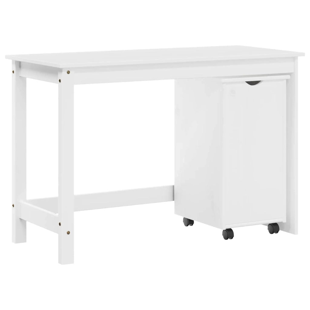 Set di Scrivania e Armadietto 2 pz Bianco 3438781