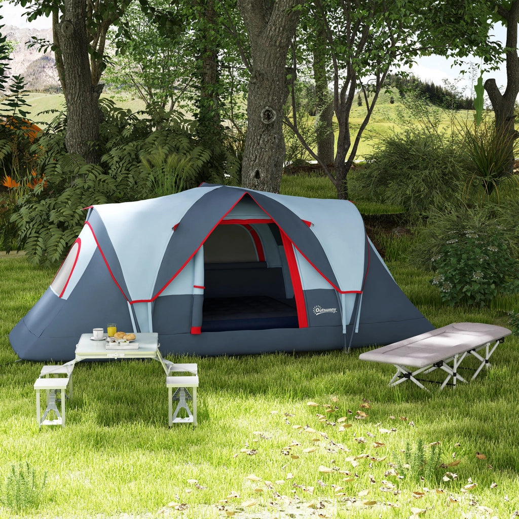 Tenda da campeggio 5-6 persone ¨C zephmum ¨C grigio chiaro