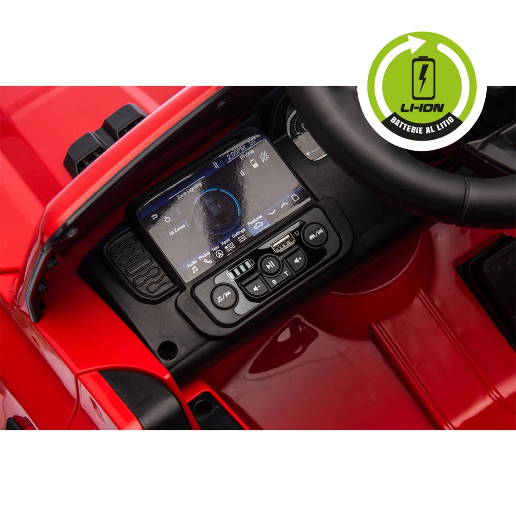 Macchina Elettrica per Bambini Licenza Ufficiale Ford Raptor 10,8V Rosso