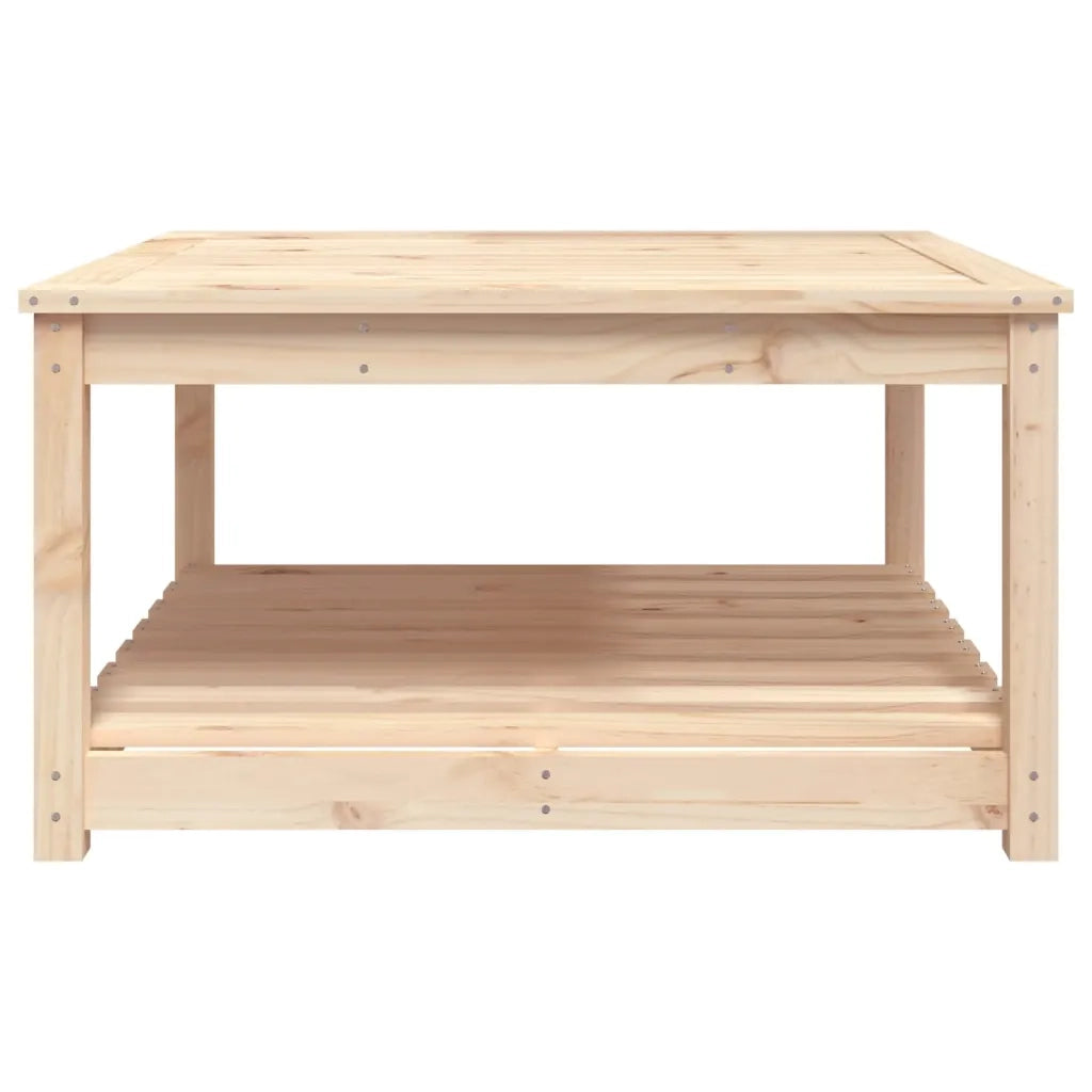 Tavolo da Giardino | Tavolino da esterno 82,5x82,5x45 cm in Legno Massello di Pino