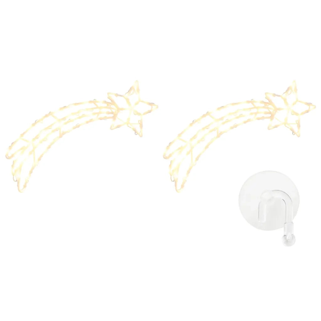 Luci di Natale Stella Cadente Silhouette 2pz 50LED Bianco Caldo 4019596