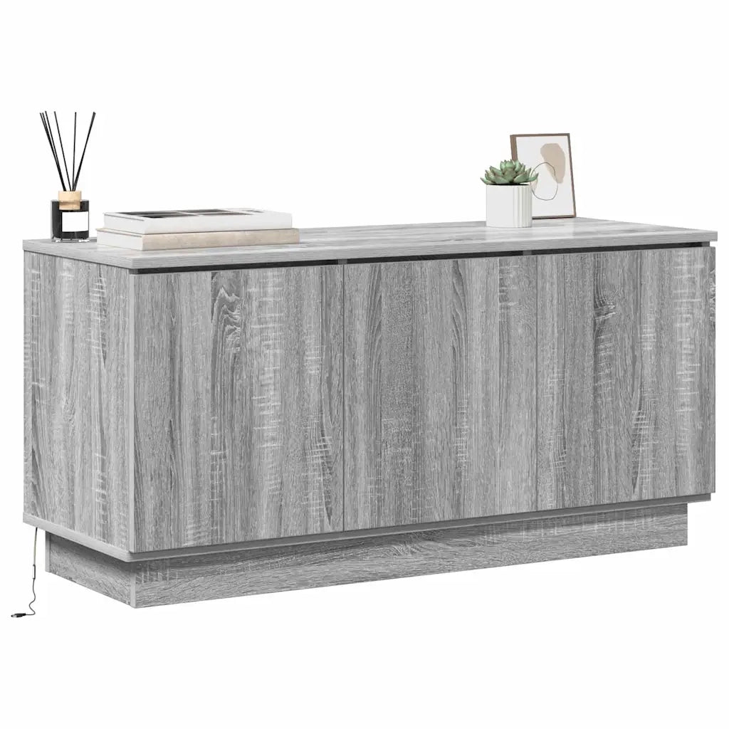 Mobile TV Grigio Sonoma 100 x 38 x 49 cm Legno multistrato 869671