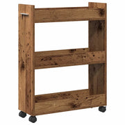 Mobile contenitore rettangolare moderno 60 x 22 x 79 cm design minimalista interno in legno anticato 02_0052162