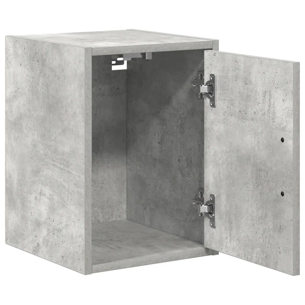Pensile per Garage Grigio Cemento in Legno Multistrato 860613