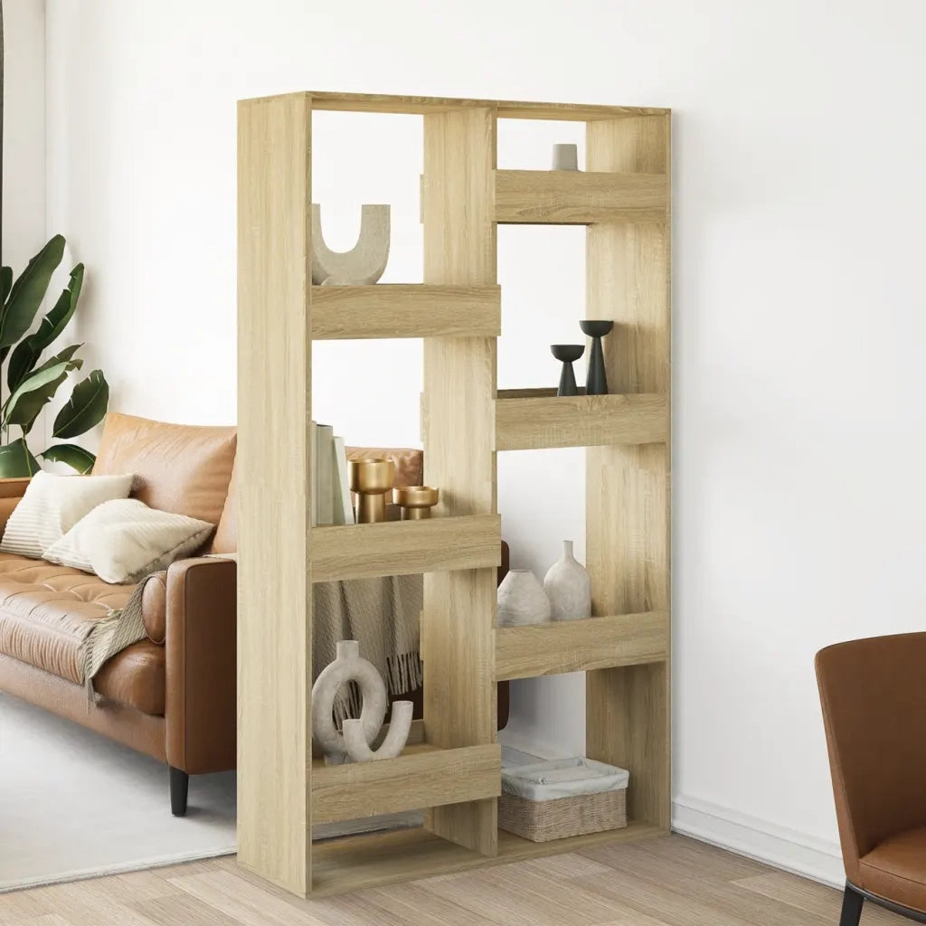 Divisorio Ambienti | Divider per stanze | Paravento Rovere Sonoma 100x33x175 cm in Truciolato