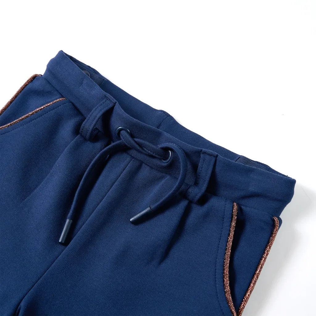 Pantaloni per Bambini con Coulisse Blu Marino 140 CFW5595908