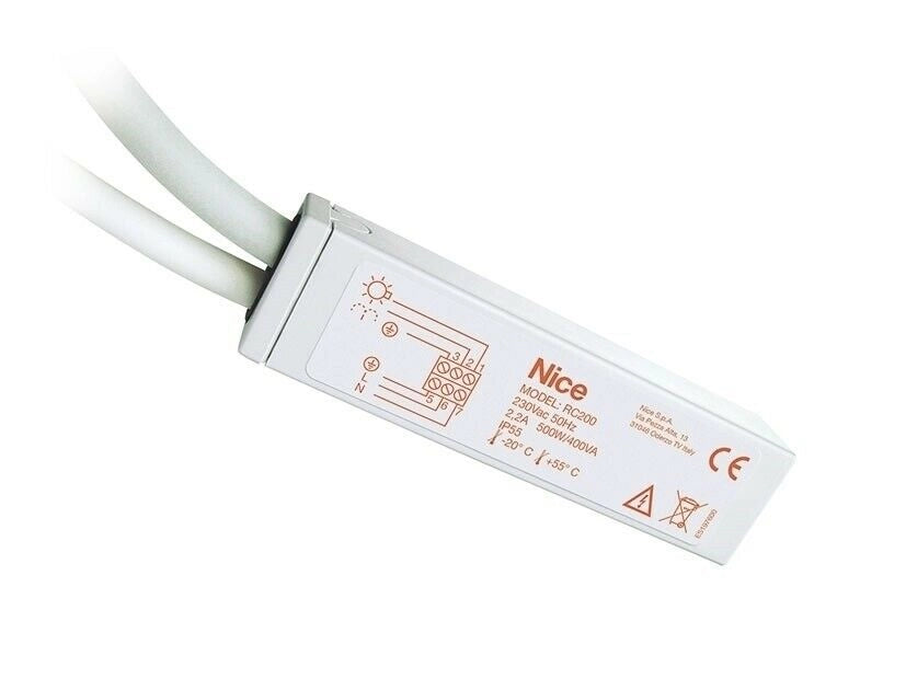 RICEVITORE PER IMPIANTI DI ILLUMINAZIONE NICE RC200 AUTOMAZIONE AUTOMATISMI