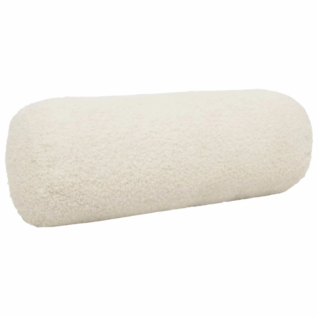 Federa 6 pcs HEERLEN Crema Ø 15 x 40 cm Bouclé 923268
