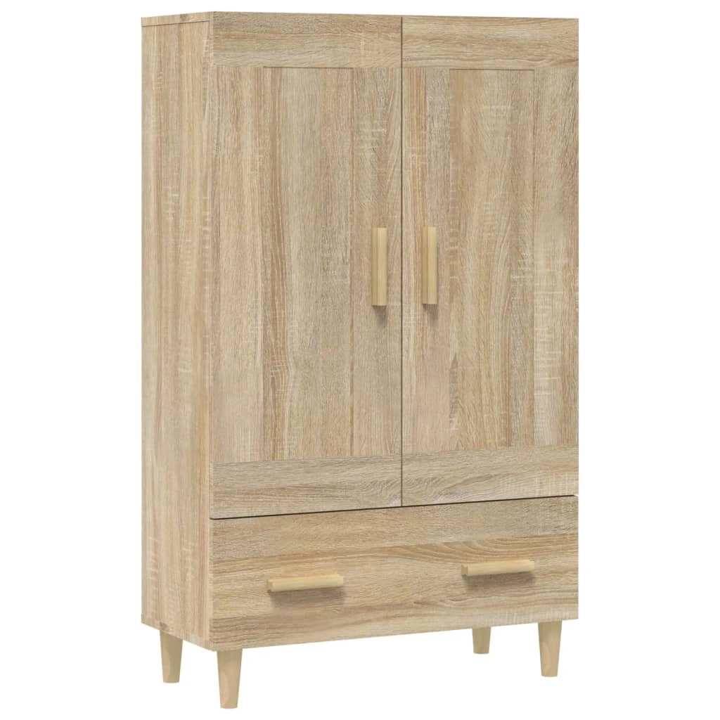 Buffet credenza cassettiera armadio mobile contenitore organizer cucina soggiorno salotto rovere Sonoma alto 70 x 31 x 115 cm legno ingegnerizzato marrone 02_0034199