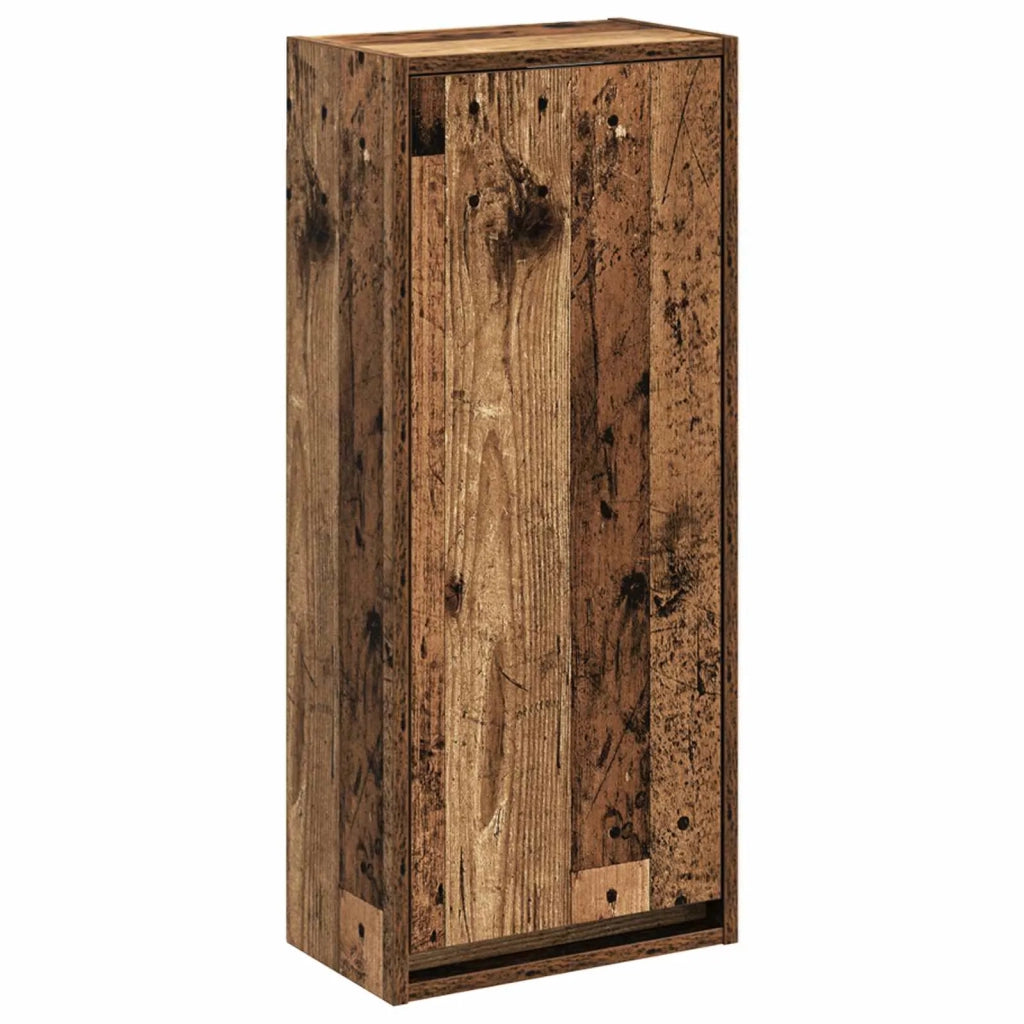 Mobile lavabo da parete Legno antico 35 x 20 x 81 cm