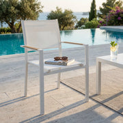 Poltrona impilabile da giardino - UNA