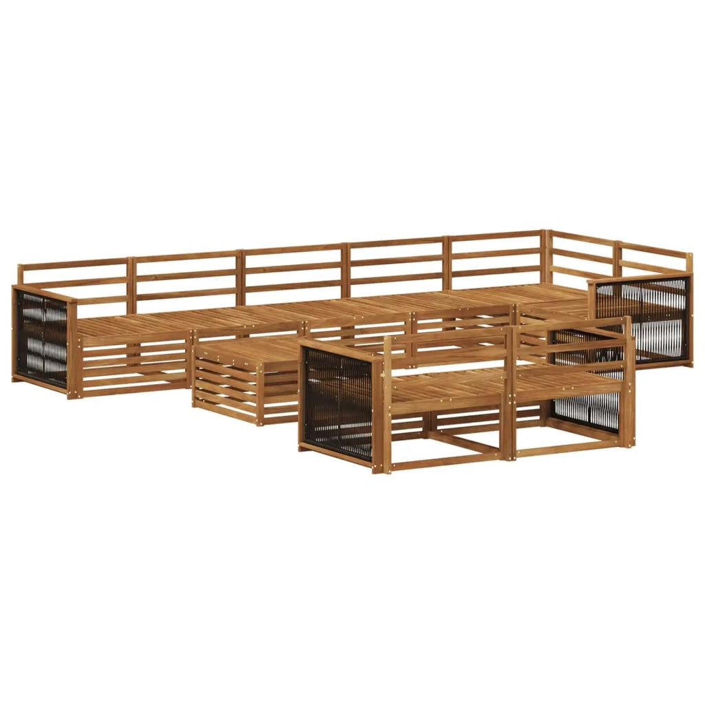 Set di divani da esterno 9 pz 3383532