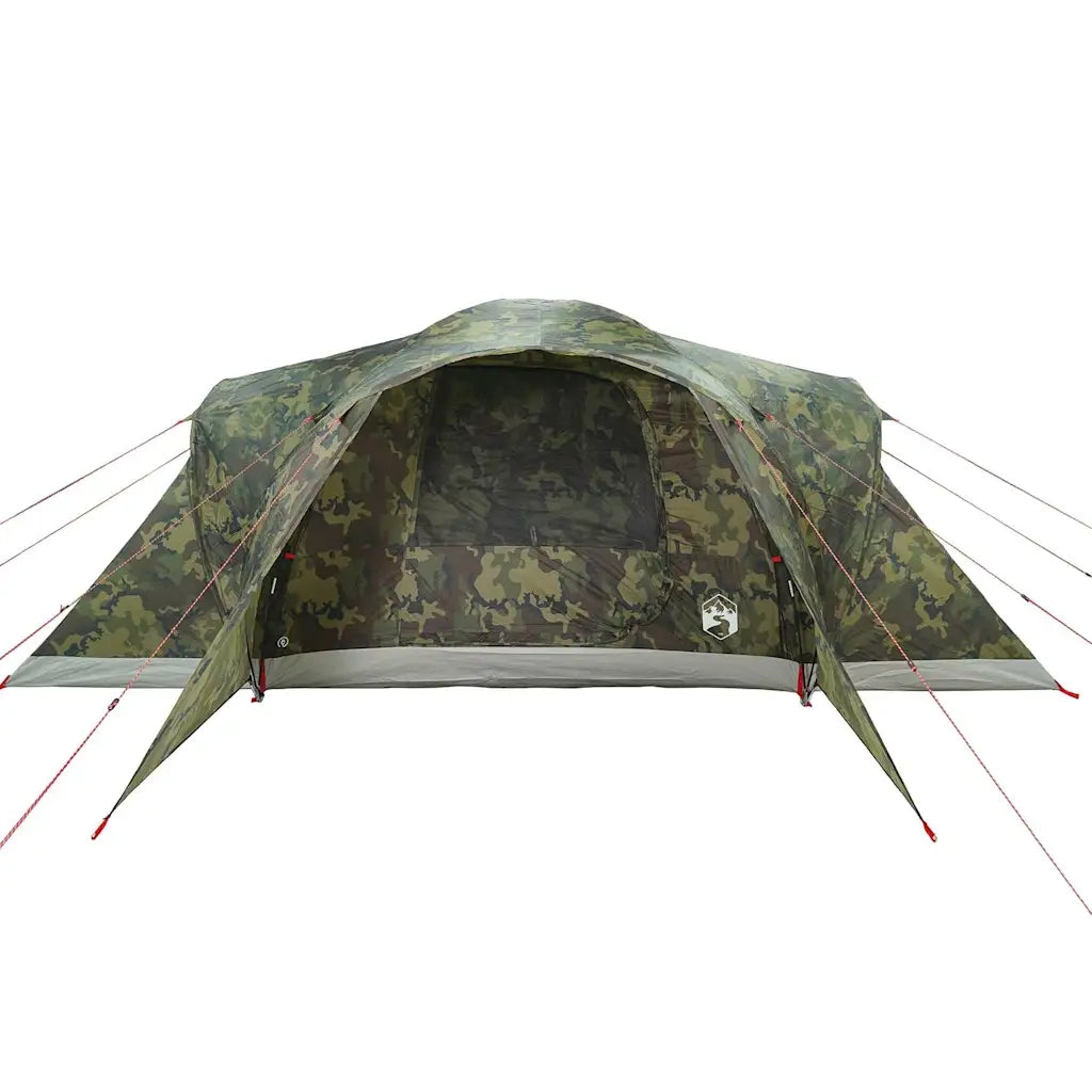 Tenda da Campeggio a Cupola per 6 Persone-Tenda per Escursionismo Mimetica Impermeabile 273991