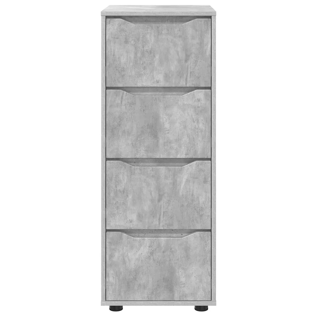 Armadio Grigio cemento 40 x 48 x 105 cm Legno multistrato