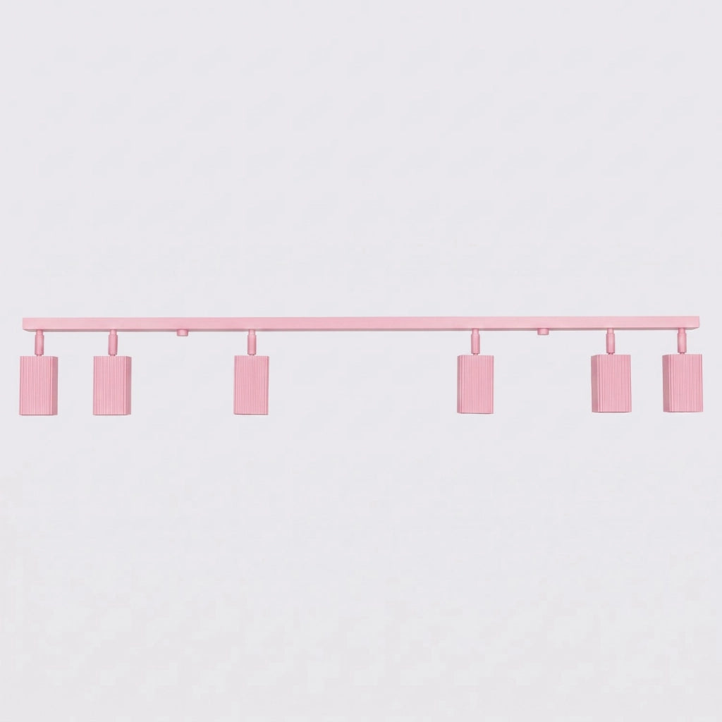 Plafoniera RAYO 6L rosa