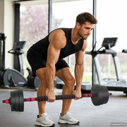 Set di Manubri 2-in-1 30kg Nero e Rosso 3403860