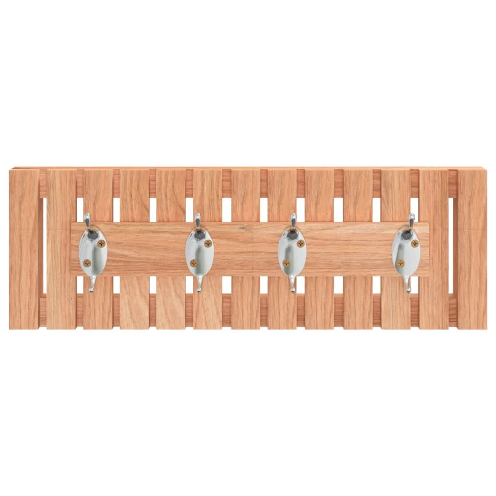 Appendiabiti da parete 42 x 8,5 x 14 cm in legno massello di noce 02_0005469