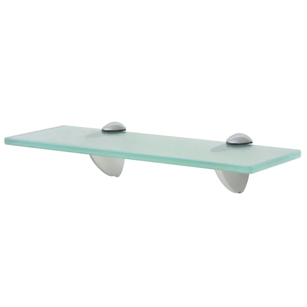 Mensola in vetro di design da parete 30 x 10 cm spessore 8 mm 2702119/2