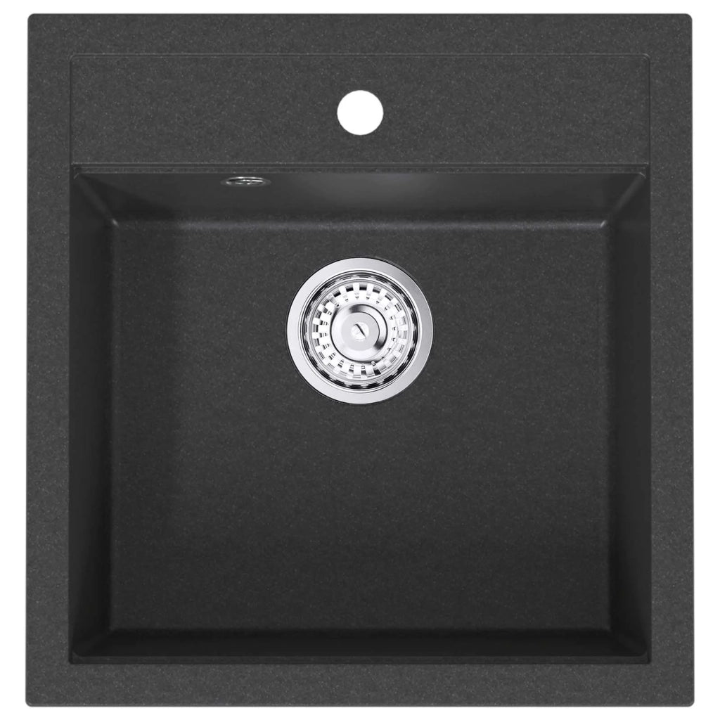 Lavello cucina una vasca Granito 49 x 51 x 30,5 cm Grafite 42053755