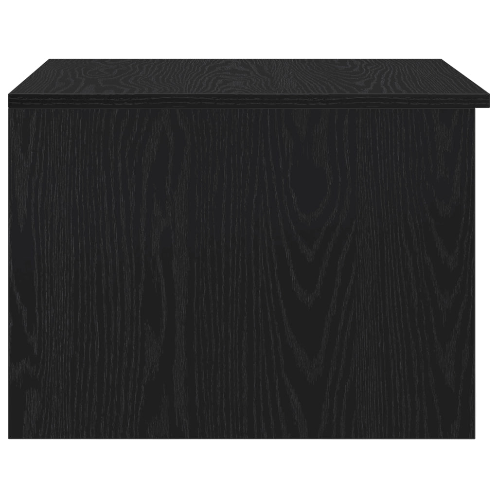 Tavolino da caffÃ¨  Nero Rovere 50x50x36 cm Legno ingegnerizzato
