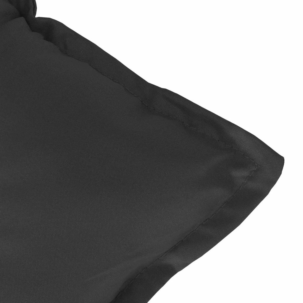 Set di Cuscini per Sedia Bassa 2 pcs Melange Nero 4002400